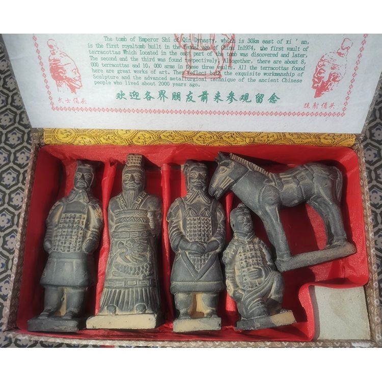 Xi'an Warriors เครื่องประดับ ของขวัญ ของที่ระลึกนักรบดินเผา ขนาดเล็ก