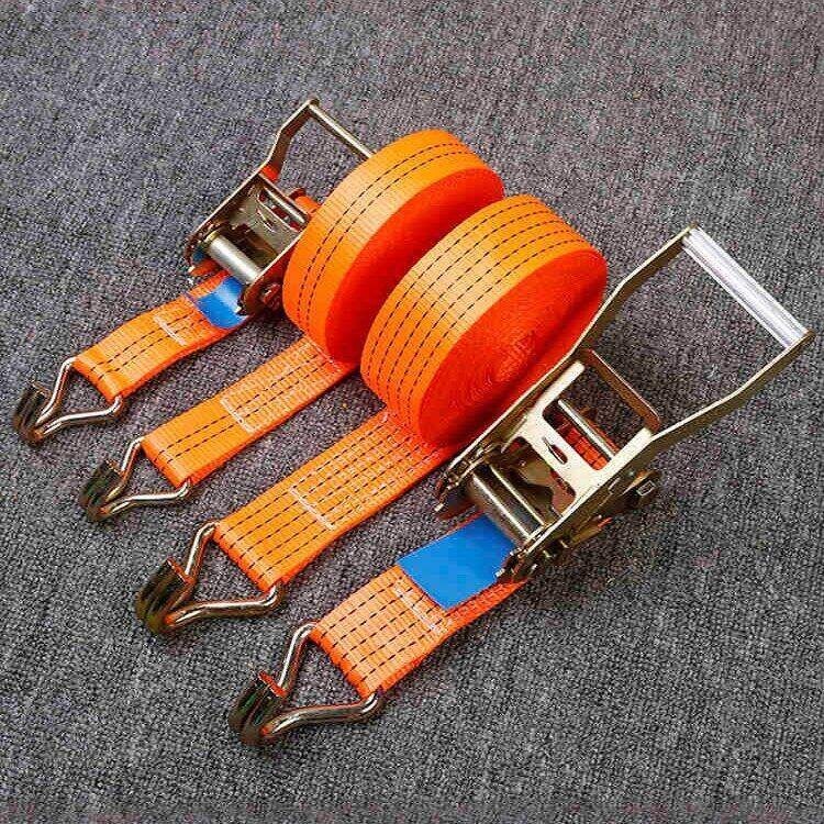 4/10 เมตร สายรัดก๊อกแก๊ก สายรัดของ 5/10 เมตร สายรัดรถบรรทุก สเตรัดรถบรรทุก สเตย์รัดของ 4cm​*ยาว​4/6/1​0เมตร - รูปที่ 4