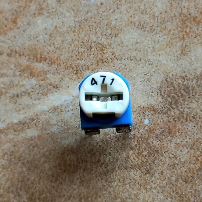 VR 471 470 470R 470ohm โอห์มตัวต้านทานตัวแปร trimpot potentiometer F F Fajar electro 2