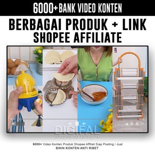 6000++ VIDEO BERBAGAI PRODUK & LINK PRODUK SHOPEE AFFILIATE - TERMURAH