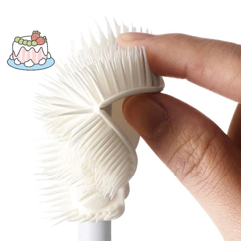 [เอสพี] แปรงทําความสะอาดถ้วยด้ามยาวขวดทําความสะอาดขวดนมซิลิโคนแก้วไวน์ถ้วยทําความสะอาดครัวเรือนแก้วแก้วกาแฟ ทีพอท แปรง. - รูปที่ 3