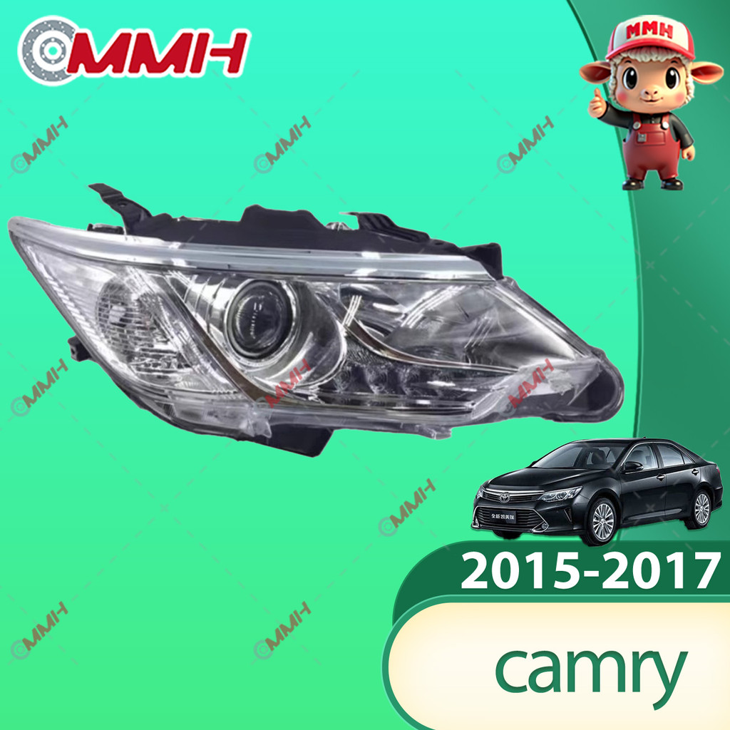 Toyota Camry ACV51 ASV51 2015-2018 ไฟหน้า Lampu Depan  ไฟหน้าสำหรับ ไฟหน้า โคมไฟหน้า ไฟหน้า​โปรเจค​เตอร์​ โคมไฟหรถยนต์ เลนส์กระจก headlamp headlight front light lens