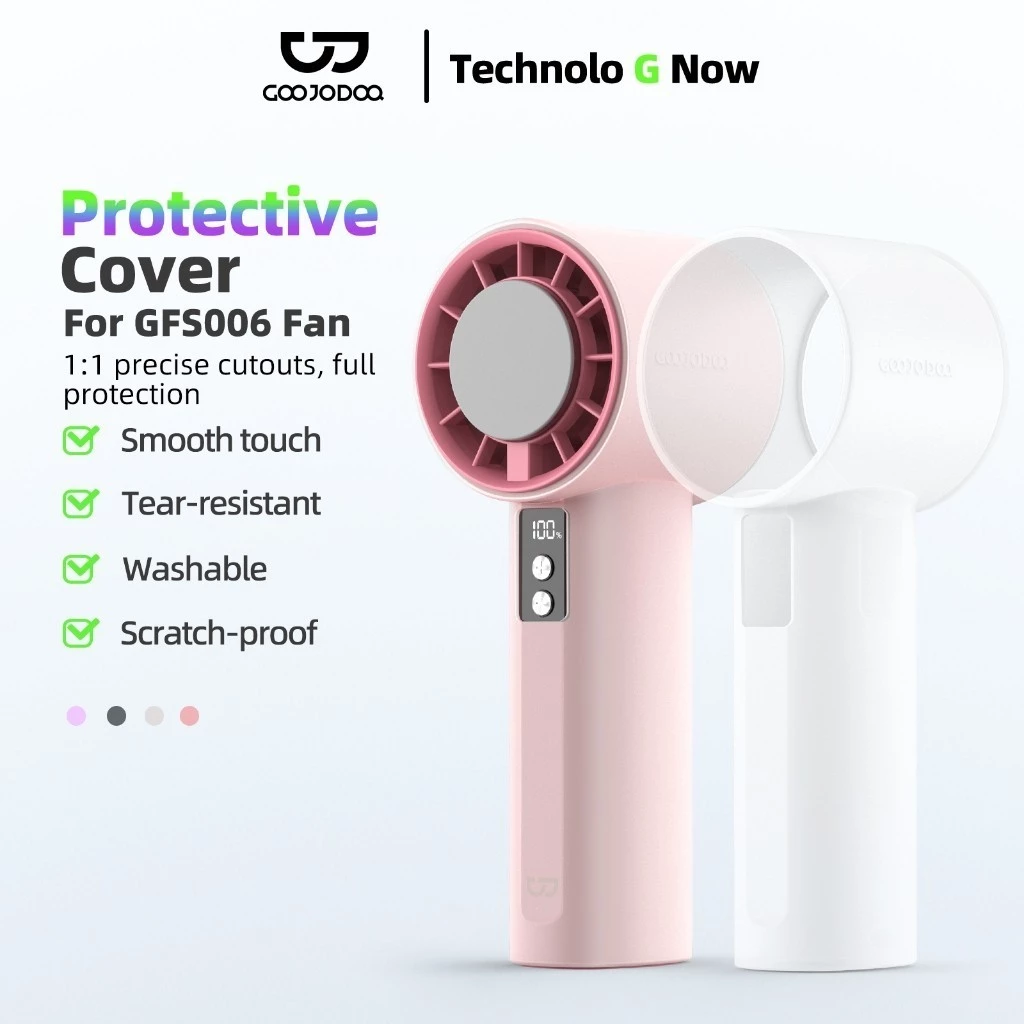 GOOJODOQ GFS006 Mini Fan Protective Cover Silicone Protective Cover Washable