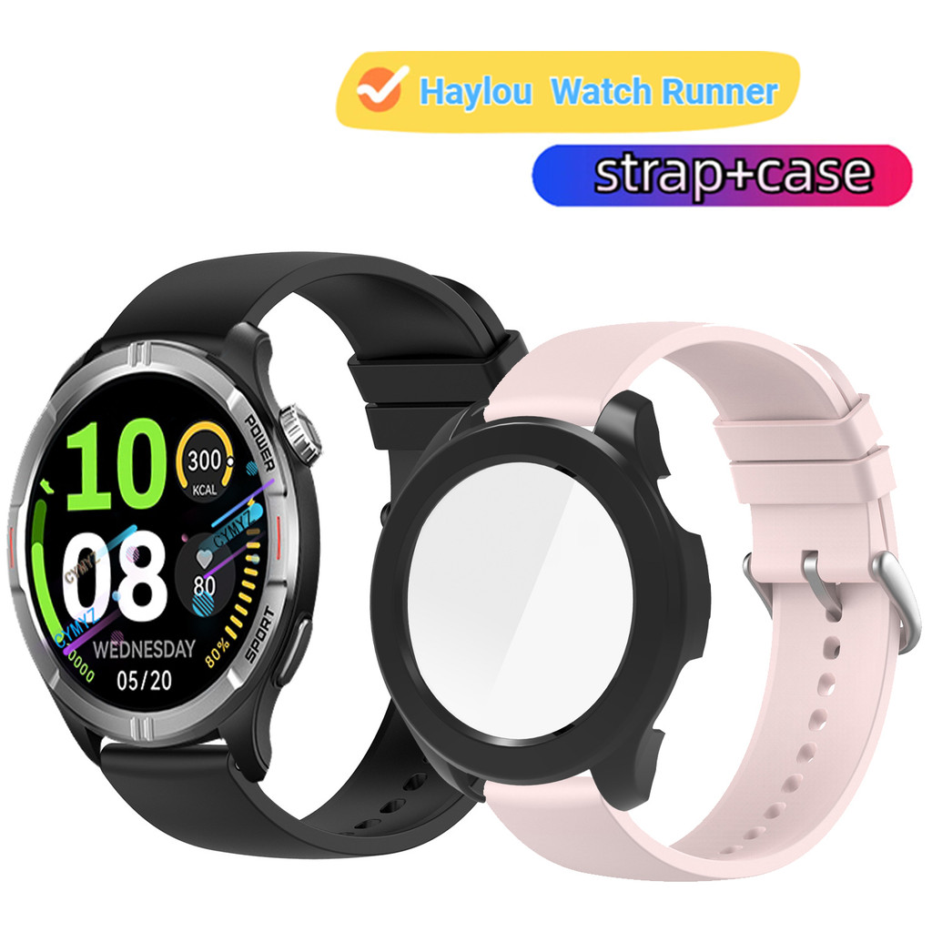 Haylou Smart Watch Runner strap สายซิลิโคนสําหรับ Haylou Watch Runner strap สายรัดข้อมือกีฬา Haylou 