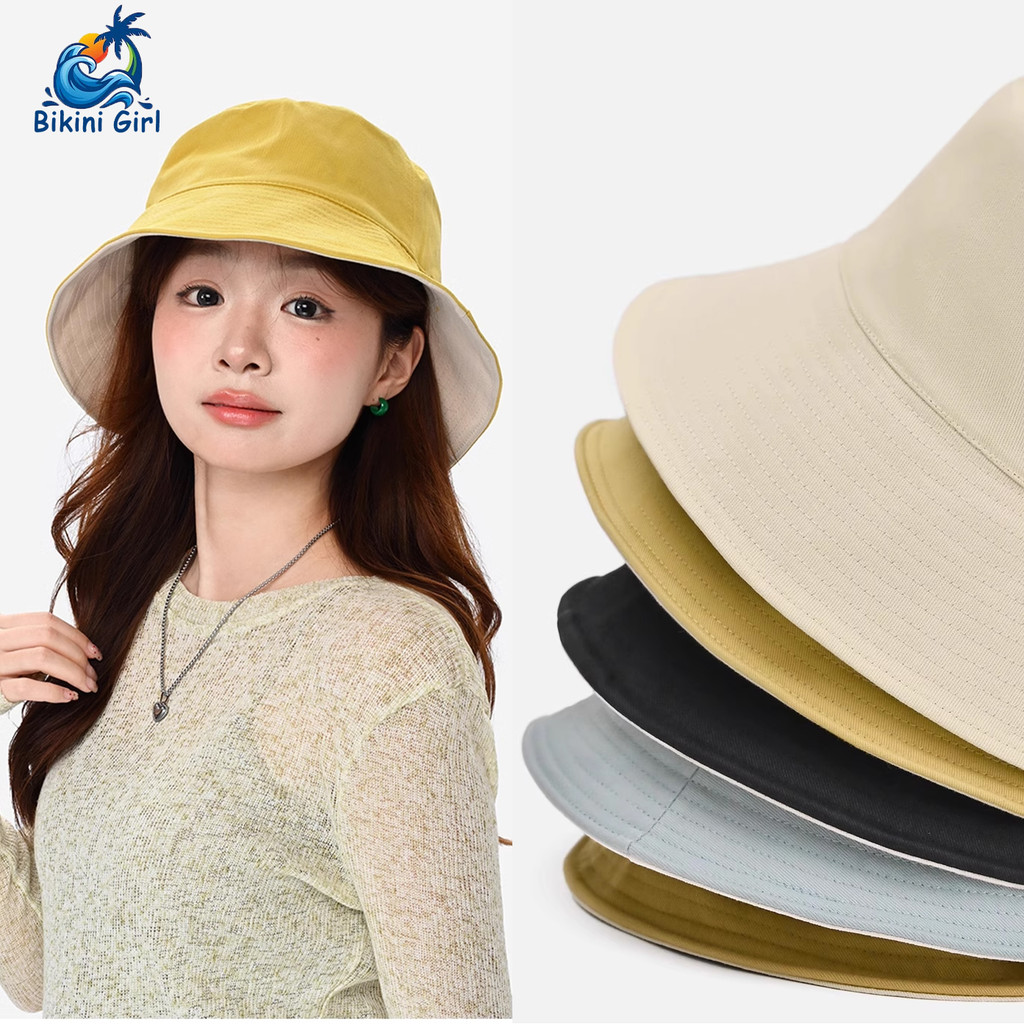 หมวกบักเก็ต  หมวกผ้า กันแดด มีหลายสี ผ้าระบายอากาศได้ดี ใส่สบาย