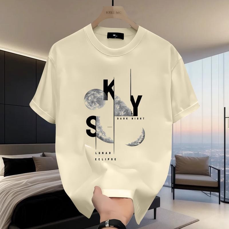 (จัดส่งตลอด 24 ชั่วโมง)Fanfei【COD】🚚เสื้อยืดผู้ชายไซส์S-3XLแฟชั่น ผ้าฝ้าย 100% ทรงหลวมสำหรับผู้ใหญ่ เสื้อคุณภาพดี แขนสั้น