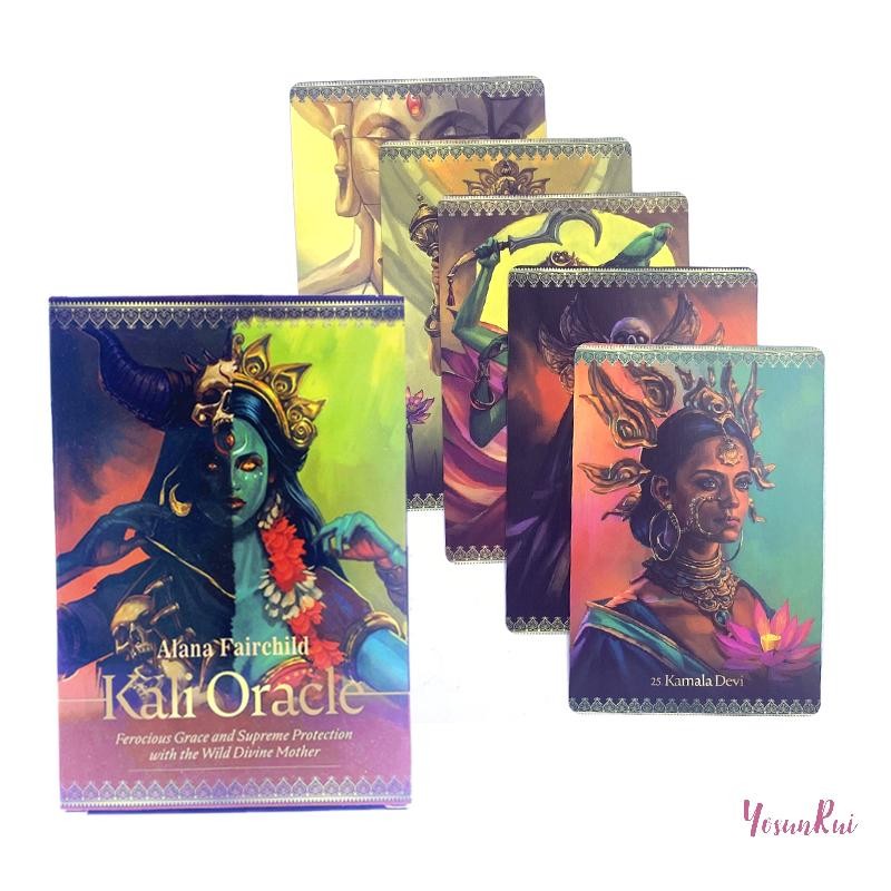 Yosunrui] Kali Oracle การ์ด Tarot Prophecy Divination Deck Family Party เกมกระดาน Fortune Telling เก