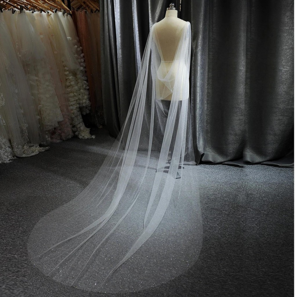 เสื้อแจ็กเก็ต ผ้าคลุมไหล่ ถอดออกได้ แวววาว วิบวับ เครื่องประดับ สําหรับผู้หญิง เจ้าสาว งานแต่งงาน - รูปที่ 2