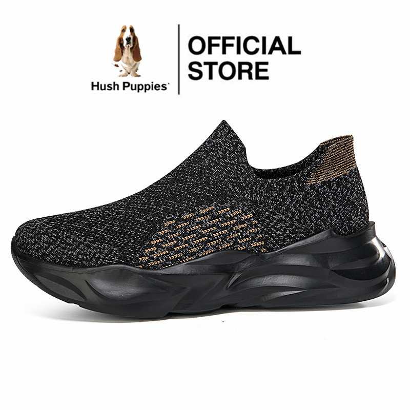 Hush Puppies รองเท้าผ้าใบลําลอง ส้นแบน ขนาดใหญ่ สไตล์เกาหลี สําหรับผู้ชาย เหมาะกับการเล่นกีฬา ไซซ์ 45 46