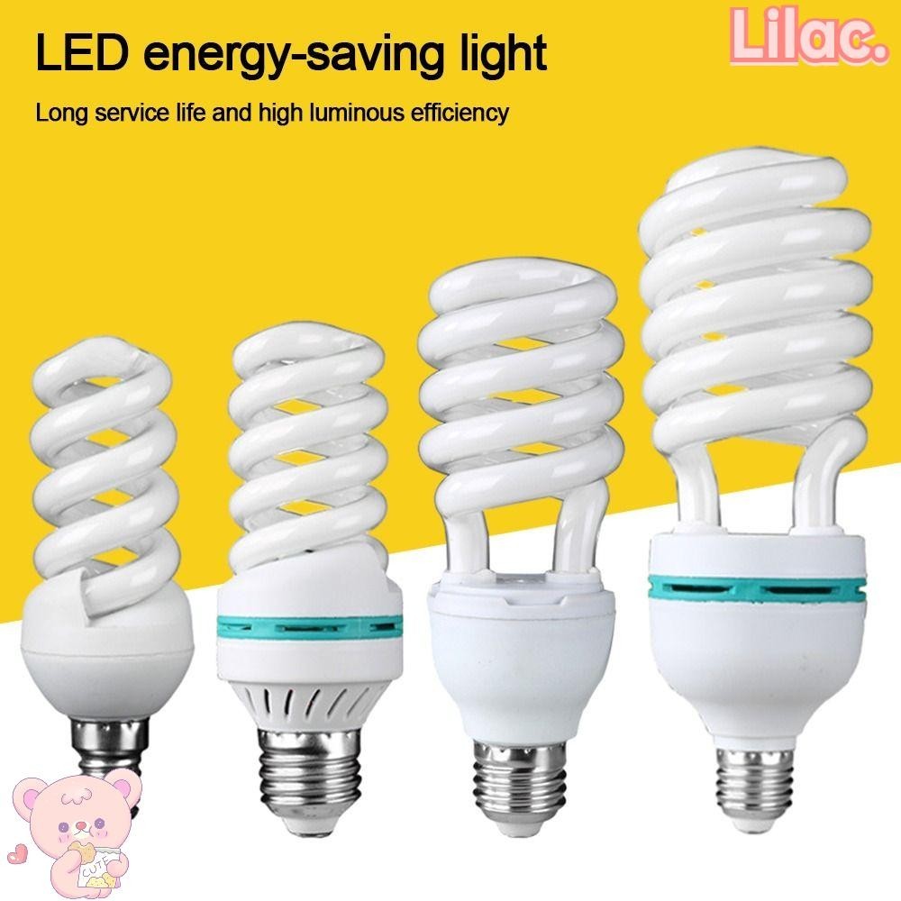 Lilac หลอดไฟ LED AC220V แบบเกลียว ไม่มีการสั่นสะเทือน สีขาว สไตล์เรโทร สําหรับอ่านหนังสือ