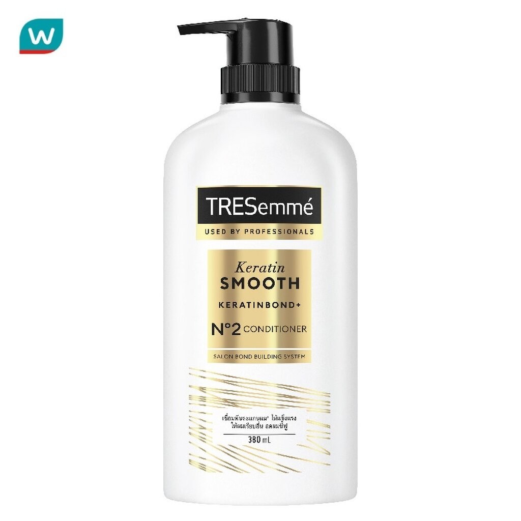 Tresemme เทรซาเม่ คอนดิชั่นเนอร์ เคราติน สมูท 380 มล.