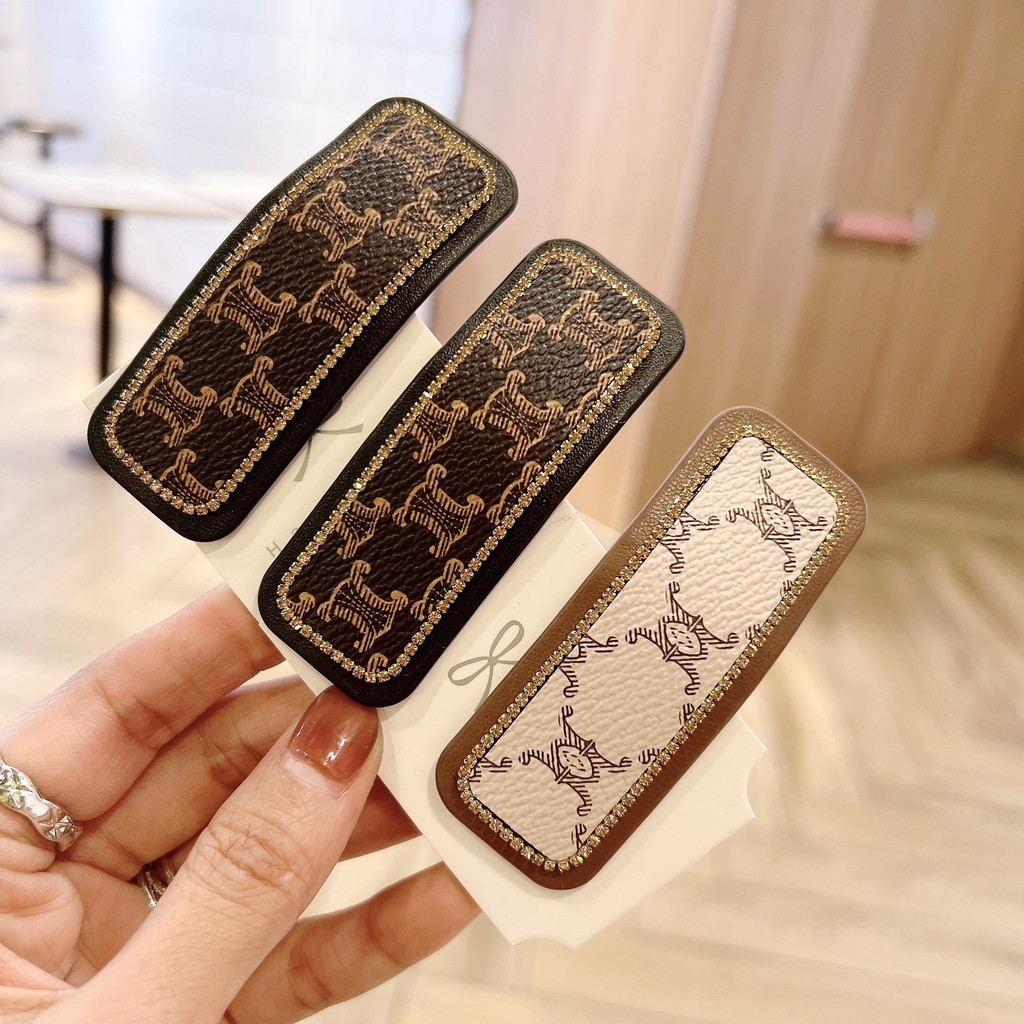 ใหม่ กิ๊บติดผมแฟชั่น ลายดอกไม้ แนวเรโทร เรียบง่าย เข้ากับทุกชุด