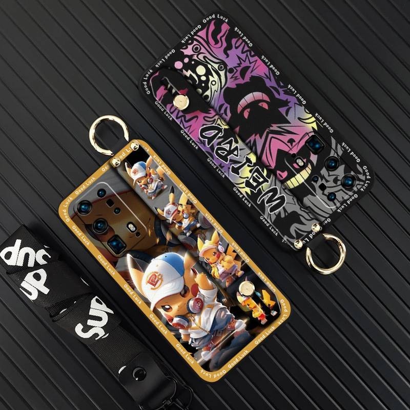 Wristband cell phone cover Phone Case For Huawei P40 Pro+/P40 Pro Plus mobile case ring phone cover Lanyard Shockproof