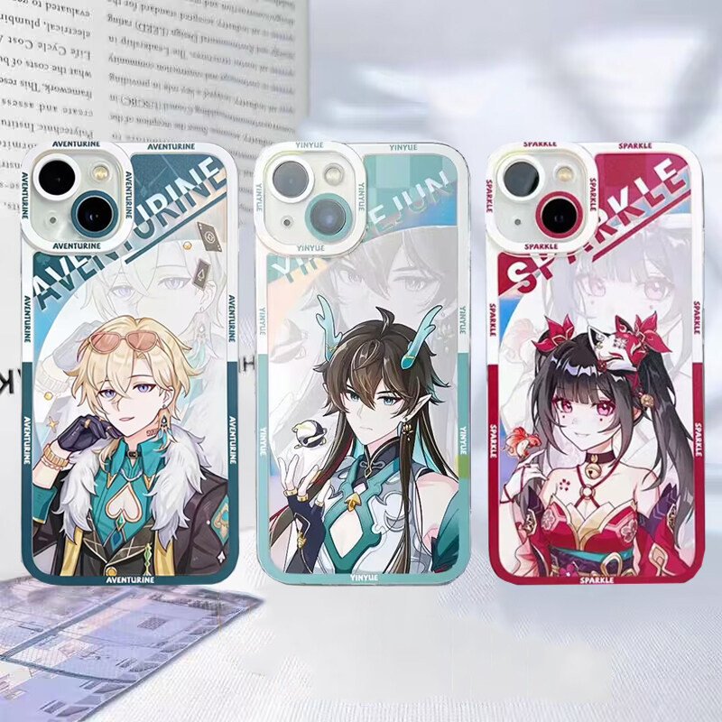 เคสโทรศัพท์มือถือ แบบนิ่ม ลายการ์ตูน Tot Honkai Star Rail Sparkle Firefly Aventurine Ruan Mei กันกระ