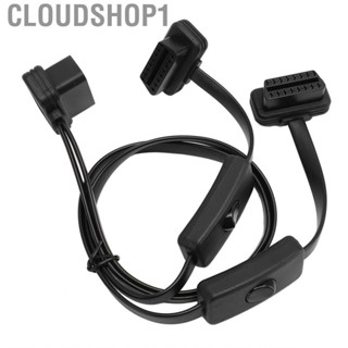 Cloudshop1 Hot OBD Splitter Cable 16 Pin ก๋วยเตี๋ยวแบนความแม…