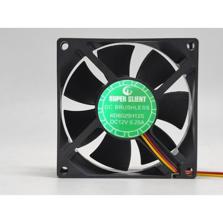 /Yuelun 12V 0.25A KD6025H12S พัดลมสํารองไฟ UPS 3 สาย