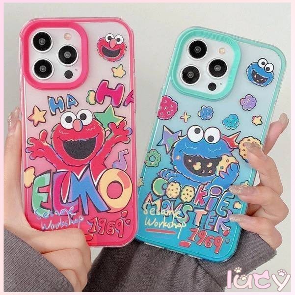 Lucy ส่งจากไทย 3 In 1 เคสโทรศัพท์มือถือนิ่ม กันกระแทก สําหรับ iPhone 14 13 12 11 Promax 7 8 Plus X XR XSMax SE#264