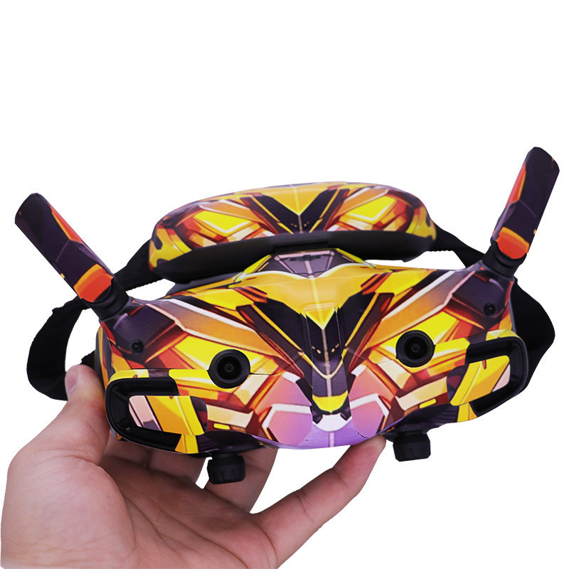 สติกเกอร ์ สีเหมาะสําหรับ DJI Goggles 3 ผ ่ านเครื ่ องบินเที ่ ยวบินแว ่ นตารีโมทคอนโทรลชุดสติกเกอร ์ รูปแบบที ่ ไม ่ ซ ้ ํากัน