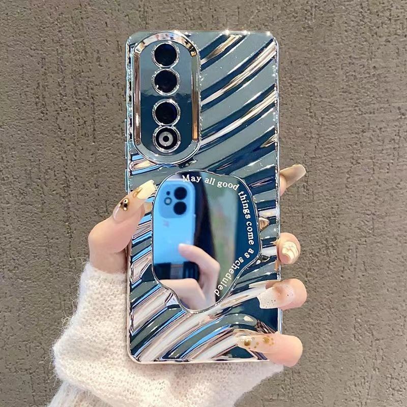 กระจกโทรศัพท ์ กรณีเข ้ ากันได ้ กับ VIVO V30 5G V30 Pro V29 5G V27 5G V23 5G V20 Pro S1 Y72 5G Y52 5G Y19 Y11 Y17 Y20 Y12S Y12A Y76 5G Y77 5G Y78 นุ ่ ม