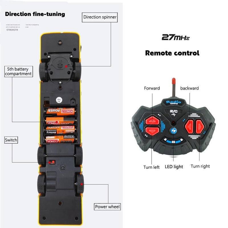 1:16 รถควบคุมระยะไกล รถบัสควบคุมระยะไกล RC โรงเรียนรถบัสจําลองรถของเล ่ นเด ็ กรถรีโมทคอนโทรลรถบัสรุ ่ นสําหรับของเล ่ นเด ็ ก - รูปที่ 6