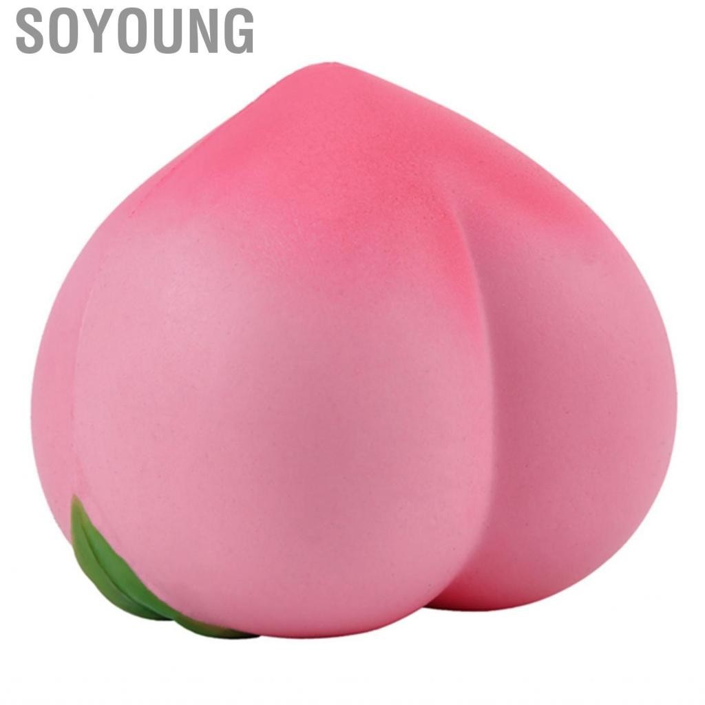 (Ready Stock) Soyoung ความเครียดบรรเทาบีบของเล่นกลิ่นพีชผลไม้ช้า Rising Soft ของเล่นเด็กบรรเทาของขวัญ