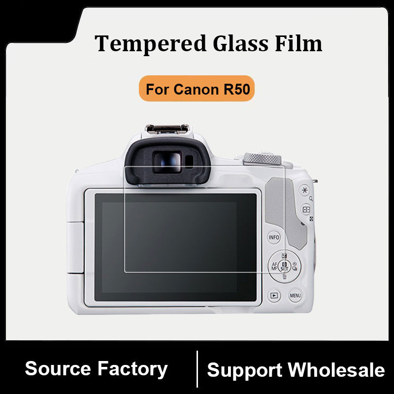 สําหรับ Canon R50 Film Camera Screen Protector ฟิล์มกระจกนิรภัยสําหรับ Canon R 50