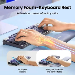 Ugreen สายรัดข้อมือหน่วยความจําโฟม Cloud Wrist Guard คีย์บอร์ดสร้อยข้อมือ Pad Palm สําหรับคีย์บอร์ด Soft Pad Palm Hand Wrist