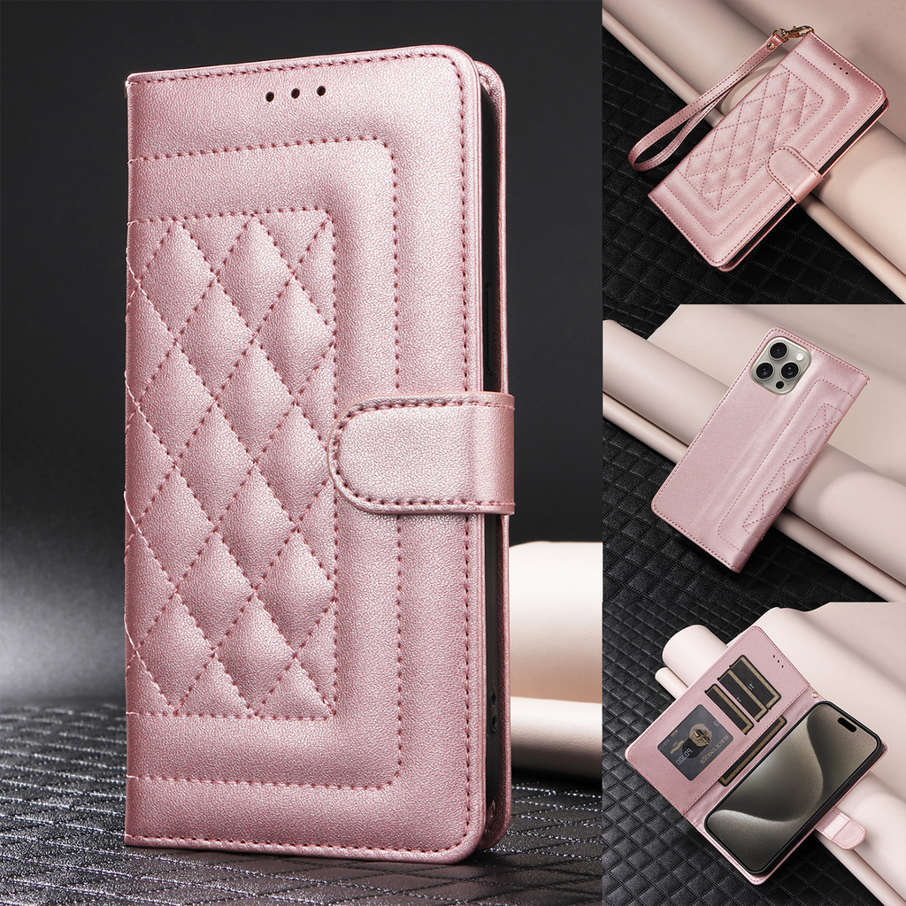 เคสฝาพับ เคสเปิดปิด Case for Xiaomi 14T Pro 14 Ultra 13T 12T 11T Mi 11 Lite 5G NE POCO C75 C65 M6 4G X6 X7 M7 Pro 5G เคสโทรศัพท์หนัง PU TPU นิ่ม ฝาพับ พร้อมช่องใส่บัตร และสายคล้อง และสายคล้อง หรูหรา สําหรับ Leather Wallet Flip Cover Hand Strap