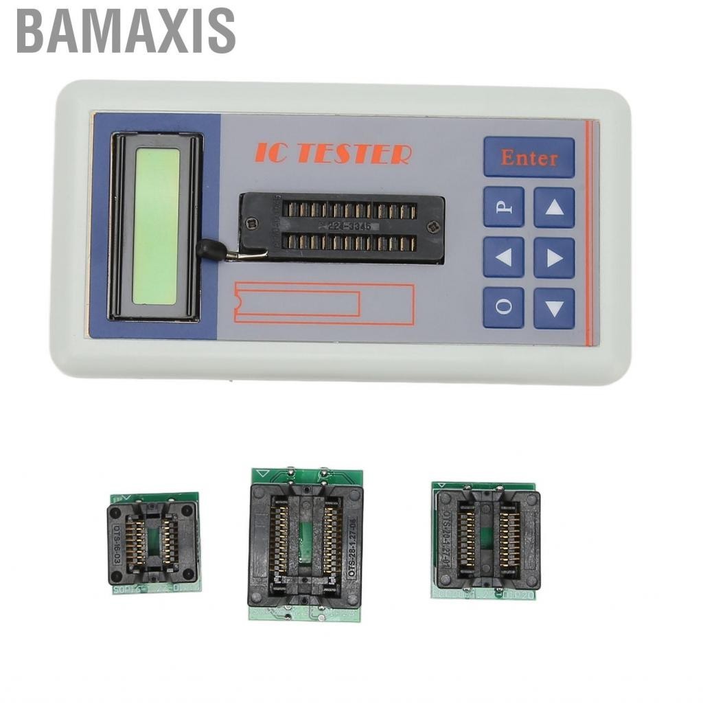 Bamaxis IC Tester Handheld High Accuracy Easy To Read Professional Transistor Meter for 4500 Series HEF400 74LS