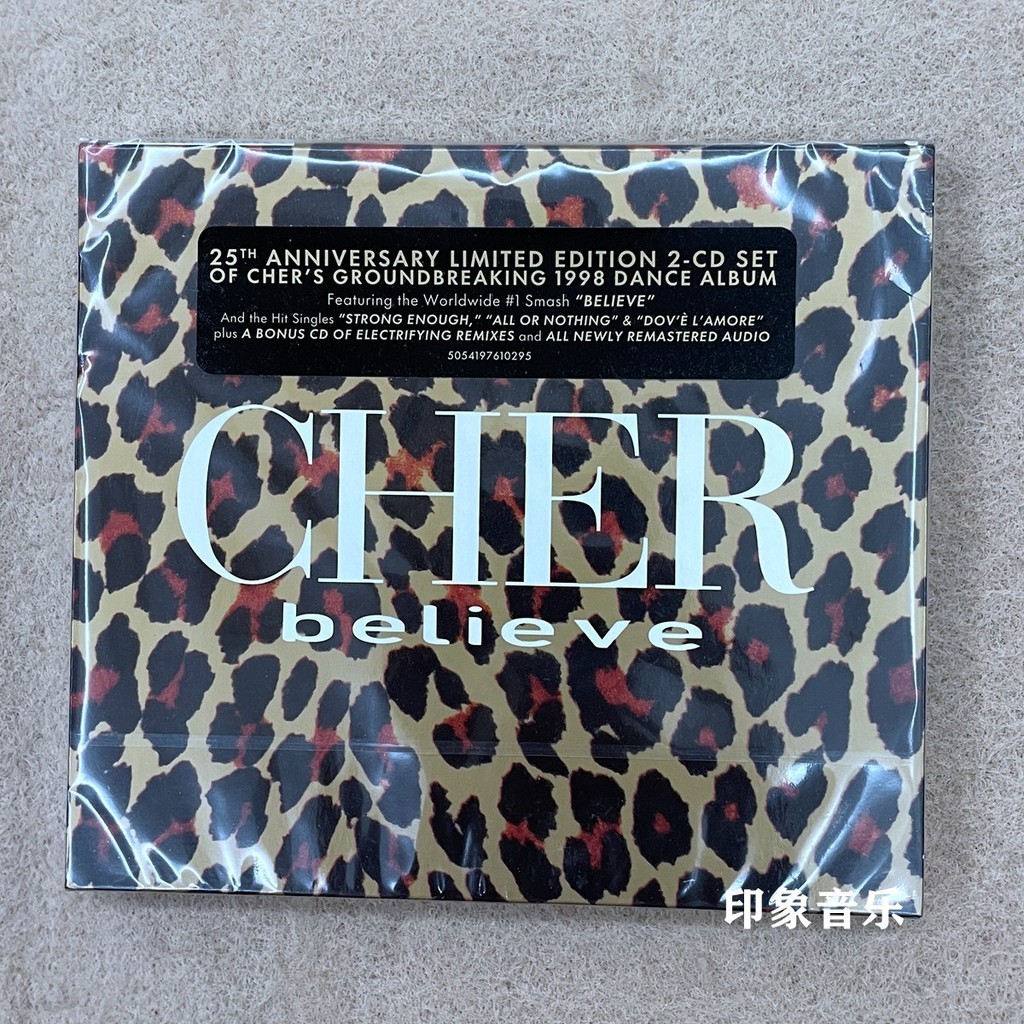 Cher Believe Cher Believe 2CD 25th Anniversary Classic Album Original ใหม ่ ล ่ าสุด