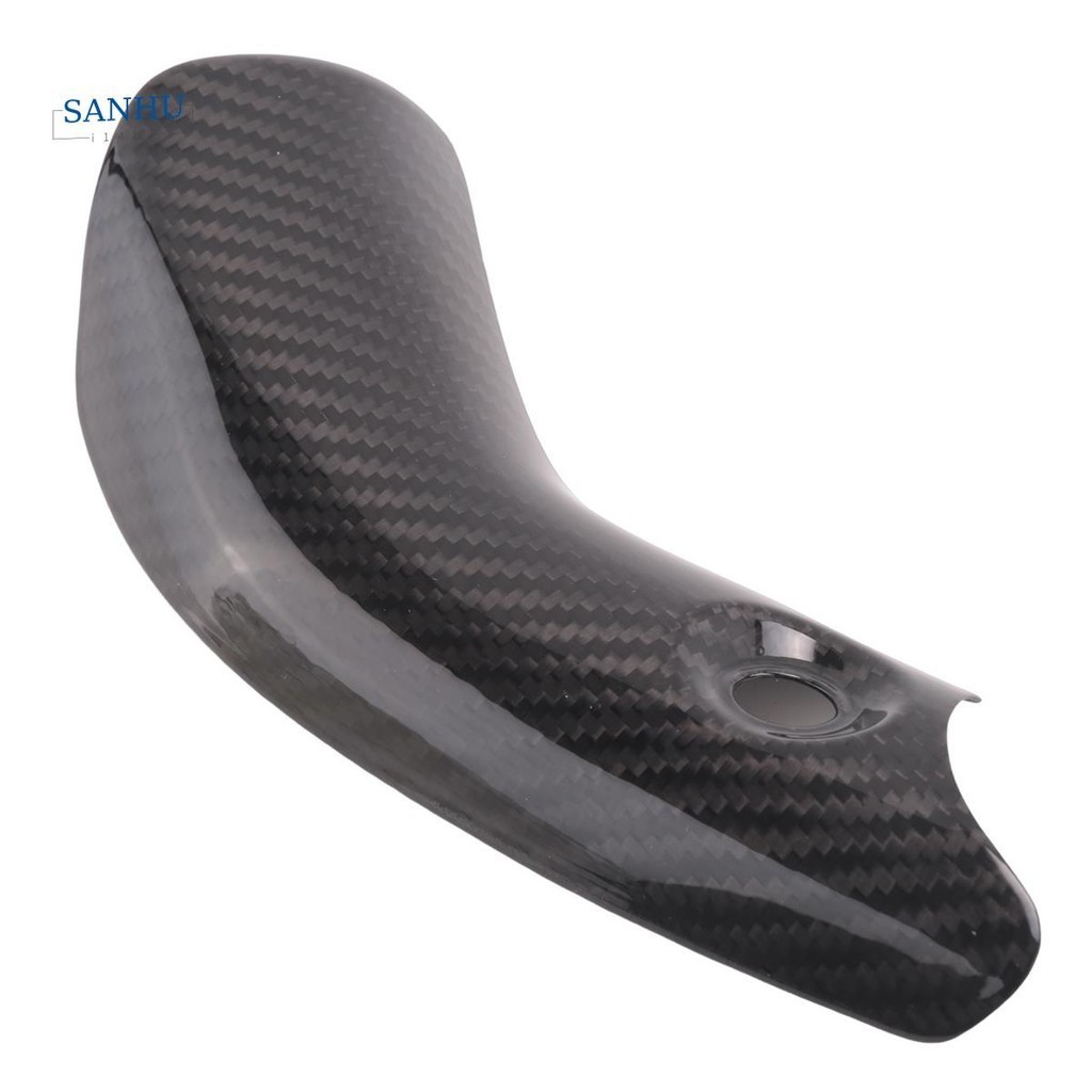 【sanhui14b4 】Motorcycle Exhaust System กลางคาร์บอนไฟเบอร์การเชื่อมต่อท่อความร้อน Shield Cover Guard สําหรับ X-Adv750 Adv 750 ชุดอุปกรณ์