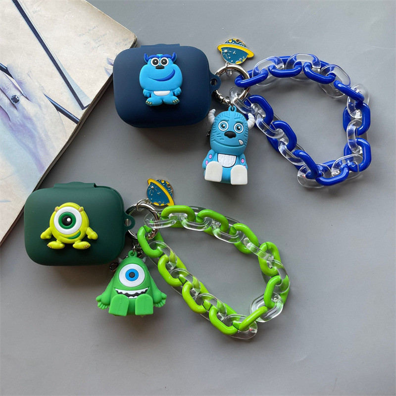 For Anker Soundcore P40i Case Cartoon Pendant Charm Anker Soundcore C30i Silicone Soft Case Cute Bra