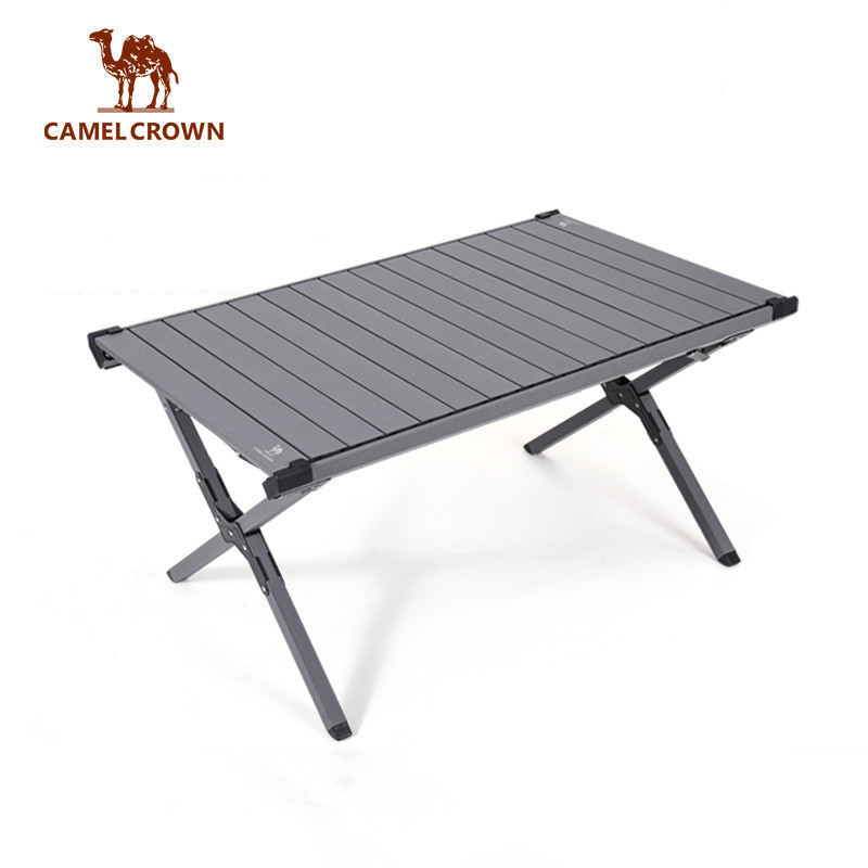 Camel CROWN โต ๊ะพับกลางแจ ้งโต ๊ะปิกนิกอลูมิเนียมอัลลอยด