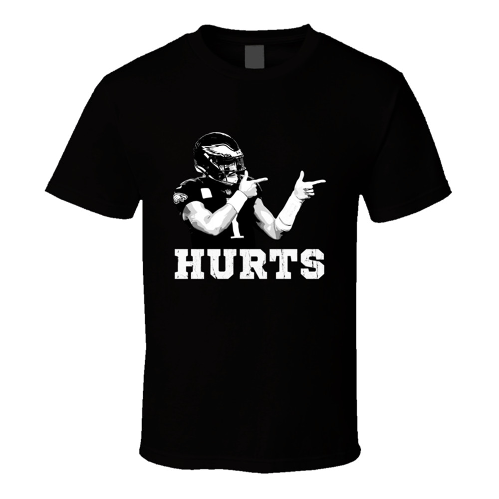 Jalen Hurts, Eagles Bird Football Player Game Team Sport Love T Shirt ใหม่