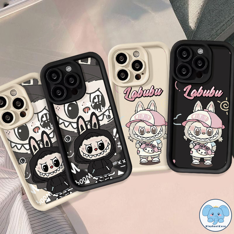 คู่รักการ์ตูน Cool Pop Mart Labubu OPPO A18 A7 A12 A78 A17 A15 A17K A57 A16 A53 A9 A58 A38 A5 A3s A54 A5s A77 Reno 5F 4