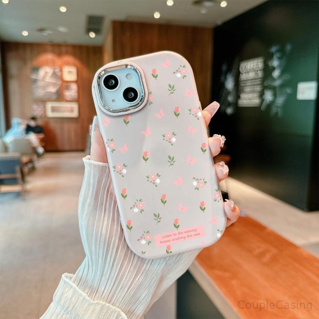 Phonecase Soft Case KUPU-KUPU FLOWER ANDROID Case Hp OPPO REALME C30 C53 C20 C33 C55 C35 C11 C15 C12