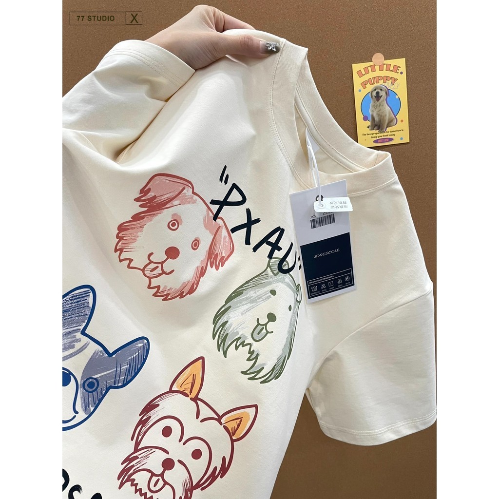 พร้อมส่ง เสื้อ พร้อมส่ง เสื้อยืดแขนสั้น คอกลม โอเวอร์ไซซ์ สไตล์เกาหลี แฟชั่นสําหรับผู้ชาย และผู้หญิง