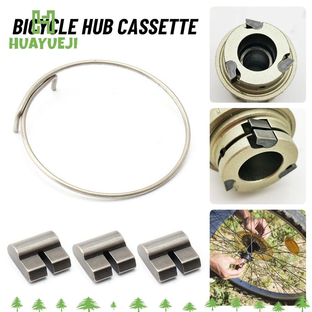 Yueji 3 ชิ ้ นจักรยาน Hub Cassette Freehub สําหรับ Novatec Hub Body อะไหล ่ Hub Pawl Tower ฐาน
