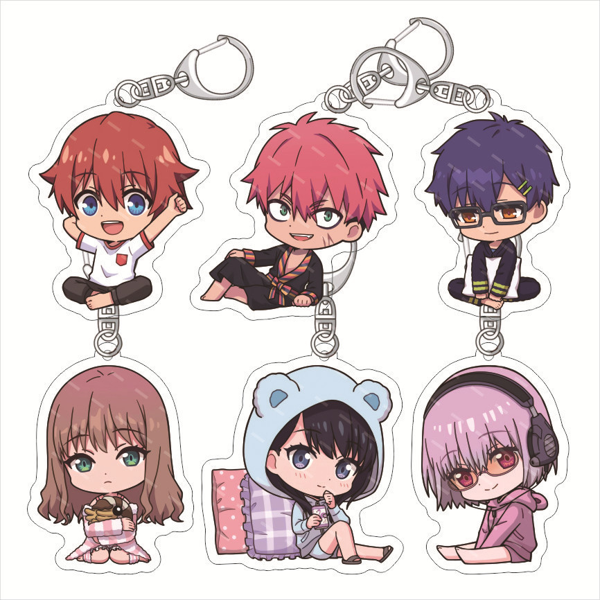 Gullit UNIVERSE GRIDMAN UNIVERSE พวงกุญแจอะคริลิค Baoduo หกดอกไม้จี้อะคริลิค