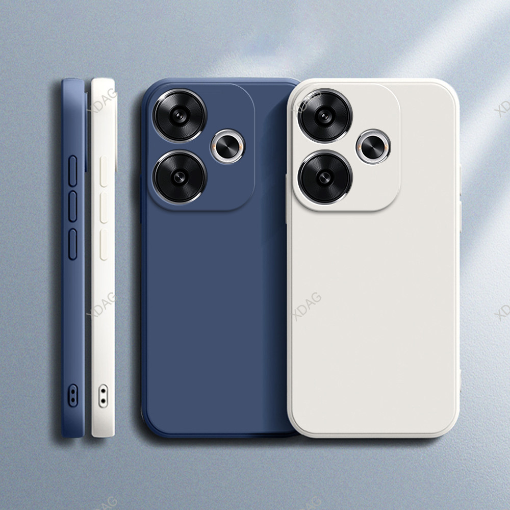 เคสโทรศัพท์พื้นฐานสําหรับ Xiaomi F6 F5 Pro F6Pro Redmi Turbo 3 Turbo3 5G F6Pro 6.67 "ซิลิโคนเหลวกันกระแทก Funda
