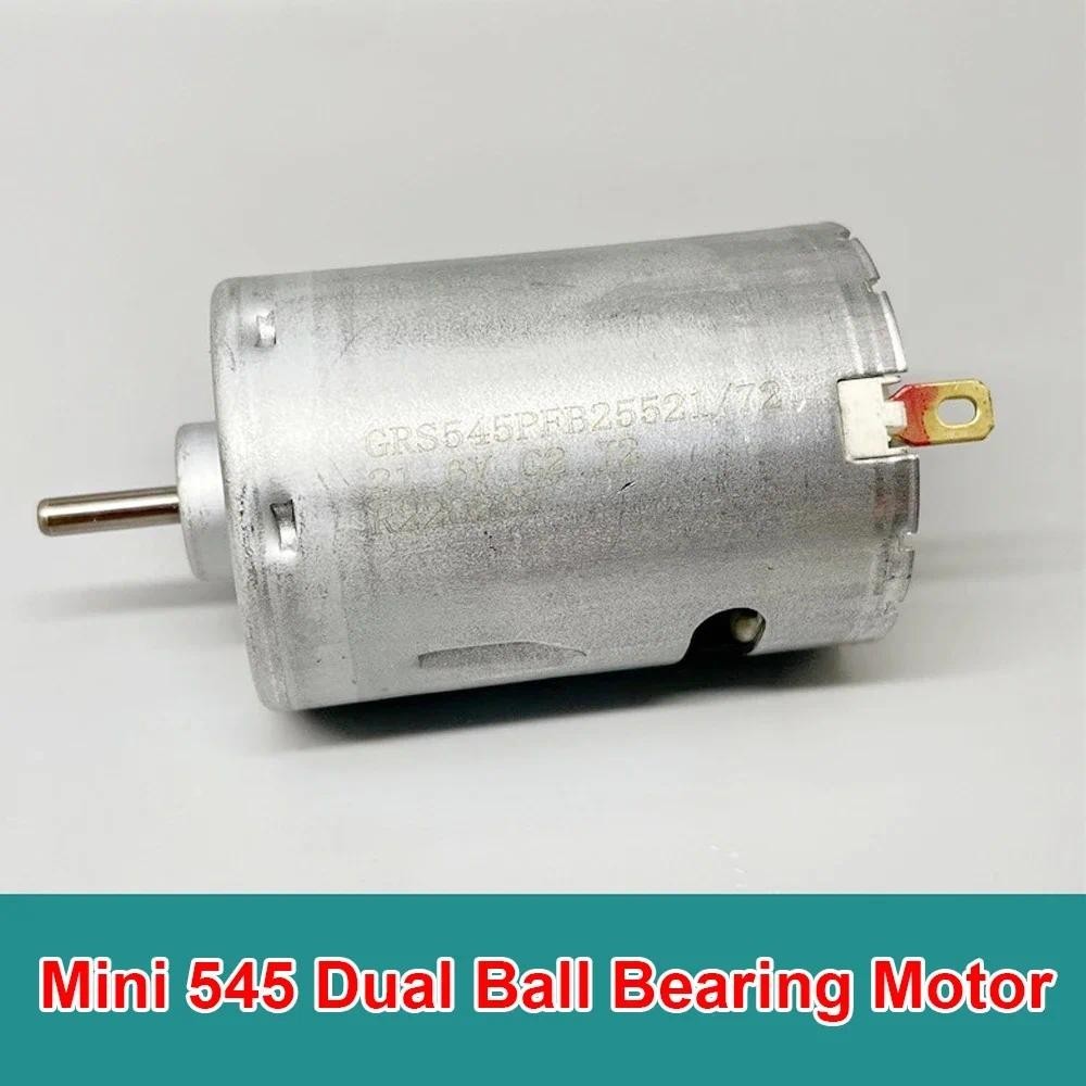 Micro GRS-545PFB2-5521 12V 18V 24V 37042RPM ความเร็วสูงมอเตอร์ Dual Ball Bearing 5-pole โรเตอร์ DIY 