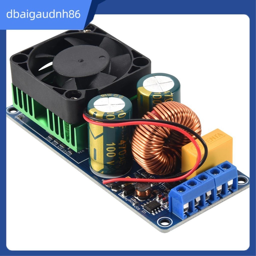 【 สต ็ อกพร ้ อม 】IRS2092S High Power Class D HIFI Mono Digital Power Amplifier Board 500W 58-70V
