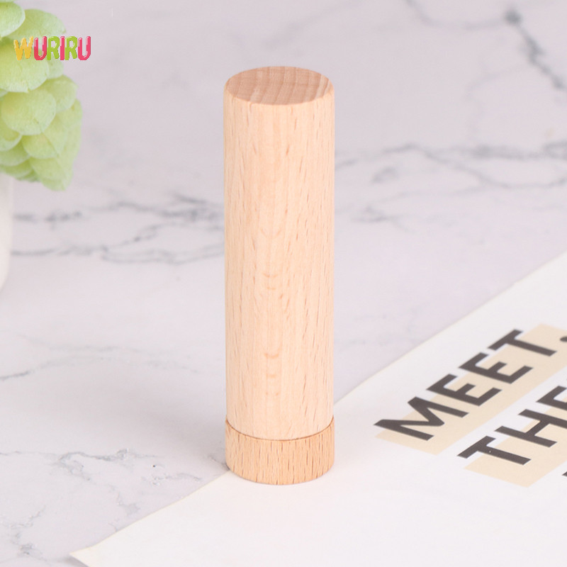 [ Wuriru ] Aroma Wood Diffuser Inhaler With Wicks Nasal Inhaler ใหม ่