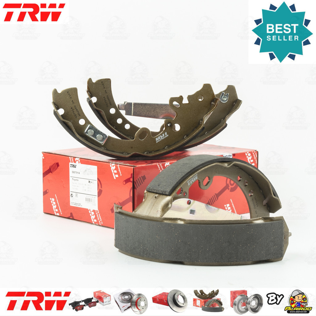 TRW ก้ามเบรคหลัง ผ้าเบรคหลัง Toyota Vigo 4WD ปี 04-14,Prerunner TRW GS 7914 โตโยต้า วีโก้