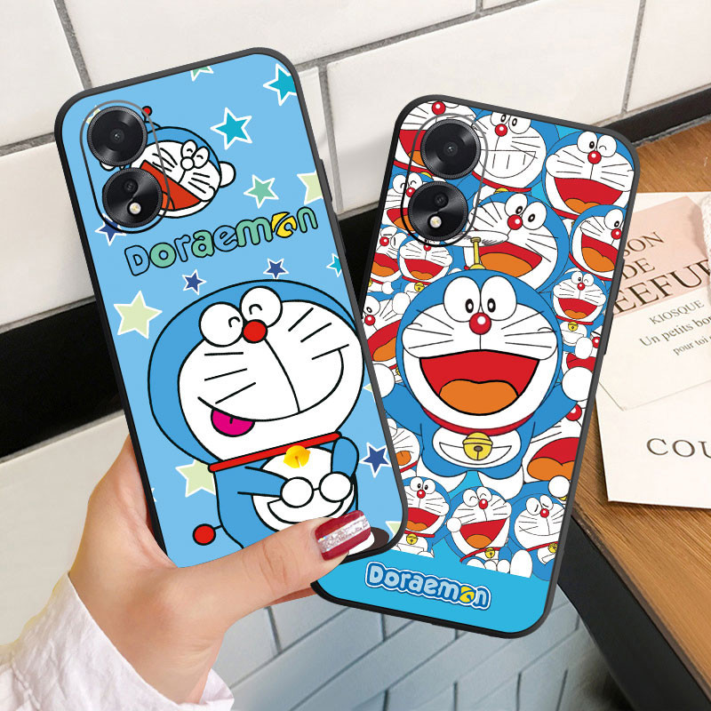 สําหรับ OPPO A18 A38 A58 A78 4G A79 5G Soft Silicoen เคสโทรศัพท ์ โดราเอมอน