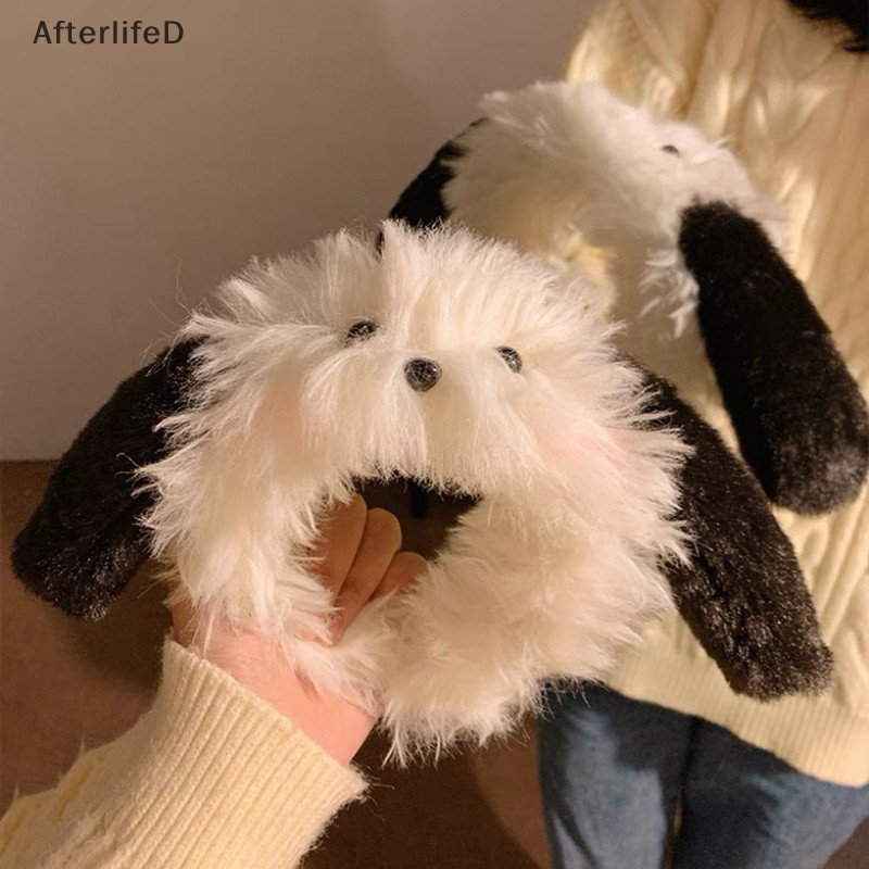 Af Kawaii Blush Pochacco Hairband น่ารักล้างหน้า Girly หัวใจฤดูใบไม้ร่วงและฤดูหนาว Plush Headwear อุปกรณ์เสริมผม A