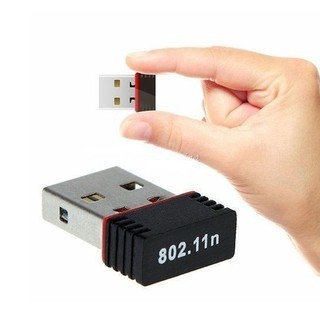 🔥🔥ตัวรับ Wifi 🔥🔥ตัวรับสัญญาณไวไฟ USB WIFI Adapter สำหรับคอมพิวเตอร์ โน้ตบุ๊ค 2.4GHz 802.11N ยูเอสบีรับสัญญาณไวไฟ
