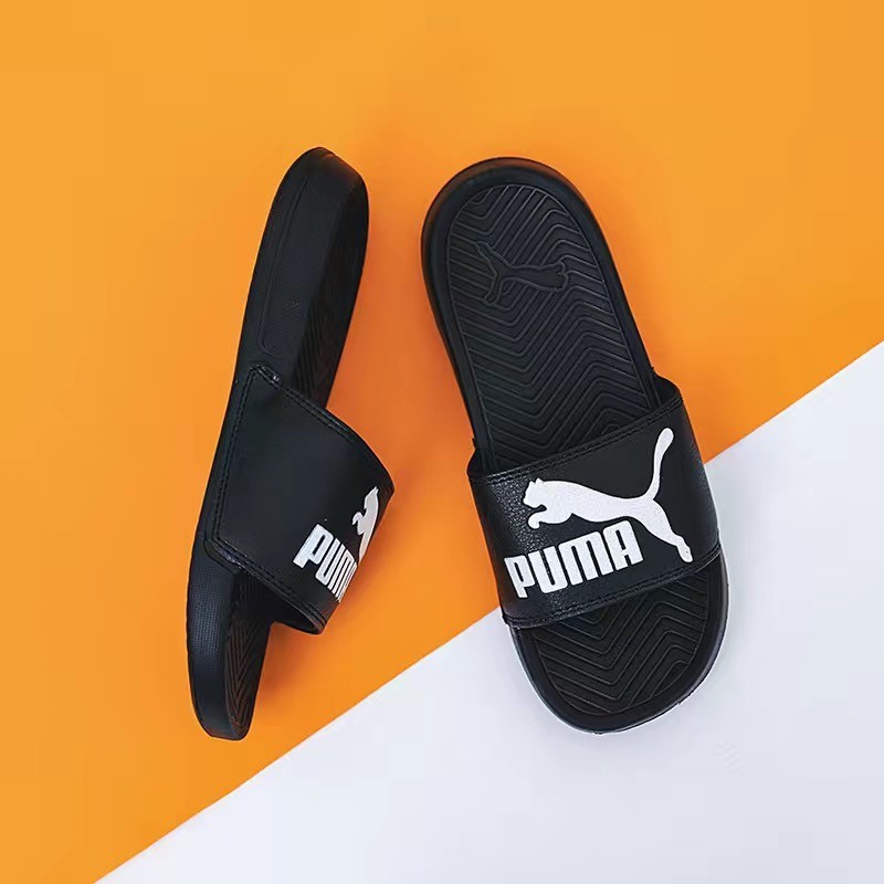 100% Puma Popcat 3m รองเท้าแตะสะท้อนแสง 36-44 ผู้หญิงผู้ชาย Unisex คู่คนรักผู้หญิงผู้ชาย Unisex คู่ Bright Glow Ref W5I7