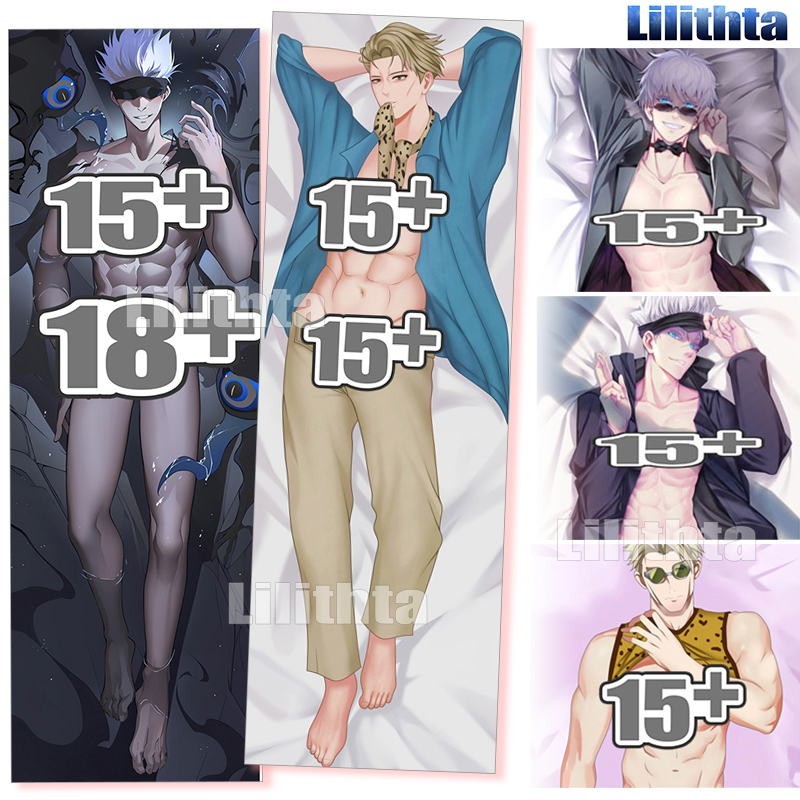 Dakimakura ปลอกหมอน Jujutsu Kaisen Gojo Satoru และ Kento Nanami เกมอะนิเมะ Body-pillow ปกการ ์ ตูน Custom Made Body โยน