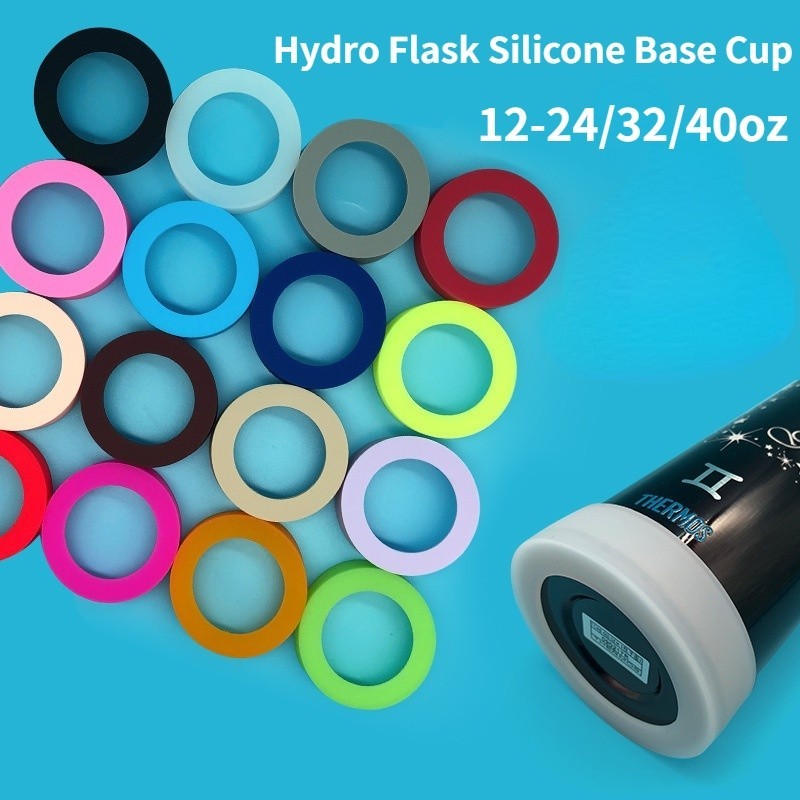 Sugaw Aquaflask Tumbler Boot Hydro Flask ฐานซิลิโคนถ้วย Universal Non-Slip Mat Coaster Hydroflask Anti-Slip ด้านล่างสําหรับขวดน้ํา 12oz-40oz